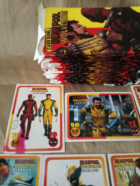 Imagem de Kit Cards 2.5 Deadpool E Wolverine Cards Figurinhas