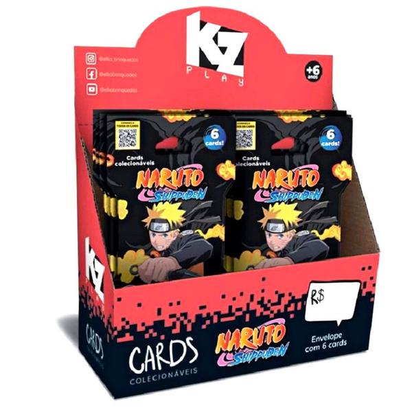 Imagem de Kit Cards Colecionáveis do Naruto Pacote com 6 Unidades Elka