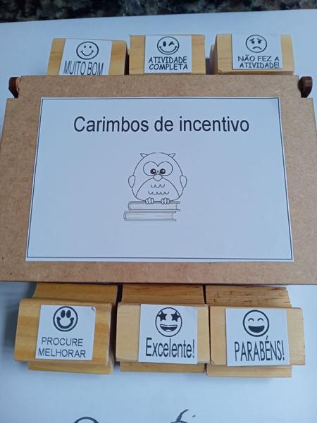 Imagem de Kit Carimbo de Incentivo EMOJI, Educação Infantil, Professores, Psicopedagogia