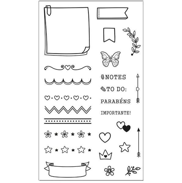 Imagem de Kit Carimbo Transparente Planner Completo TILIBRA