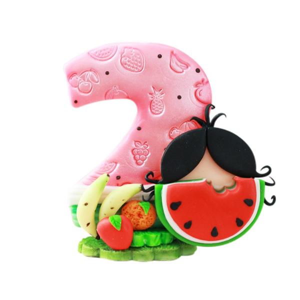 Imagem de Kit Carimbos Frutas com 9 Peças para Doces e Massas