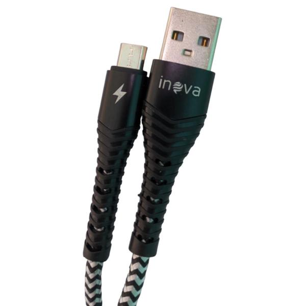 Imagem de Kit Carregador Micro Usb 20W Cabo Removível 91Cm Bivolt