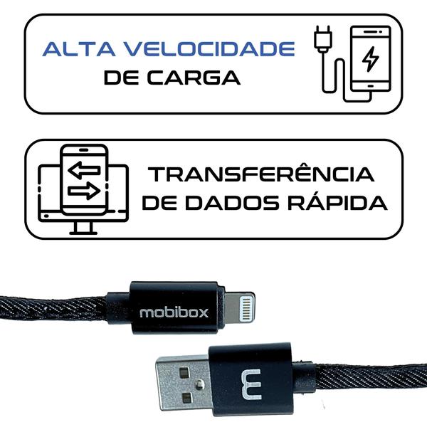 Imagem de Kit Carregador Veicular Saída Usb + Cabo lightning - Ultra rápido - Original - Garantia 1 ano