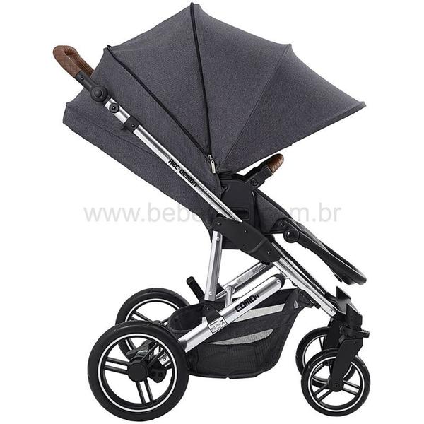 Imagem de Kit Carrinho Como 4 + Moisés+Bebê Conforto Risus+Bolsa+ Adaptador Diamond Asphalt (0-15kg ) Travel System -  Abc Design