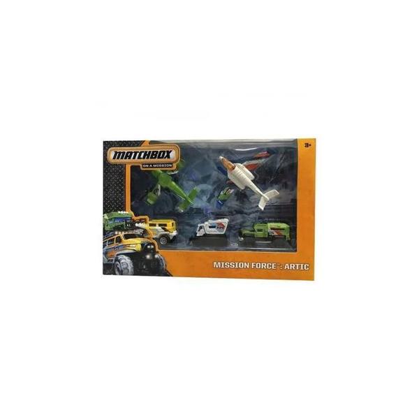 Imagem de Kit Carro De Miniatura 5 Em 1 Missão Force Ártica W5281