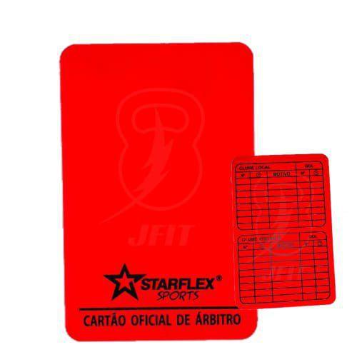 Imagem de Kit Cartão Árbitro Campo Juiz Futebol Profissional Amarelo Vermelho