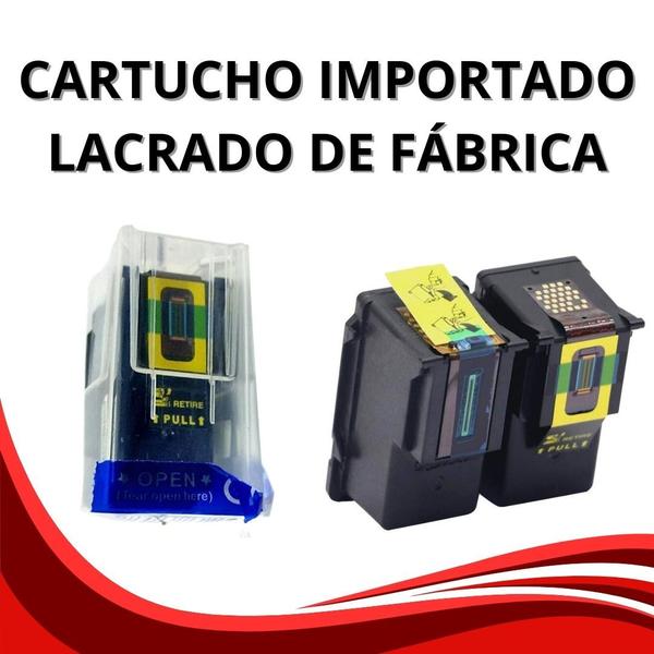 Imagem de Kit Cartucho Compativel 145XL 146XL para Canon MG2410 MG2510 MG2910 MG3010 TS3110