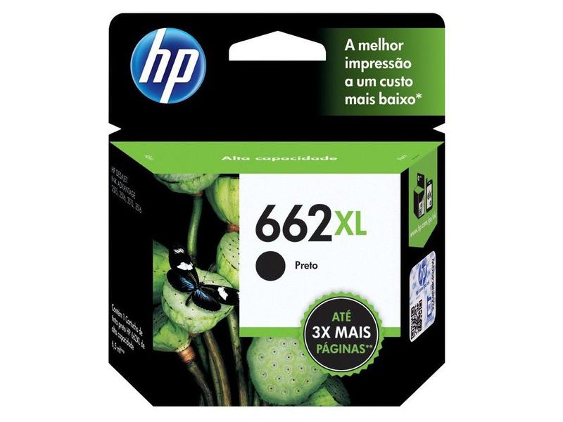 Imagem de Kit Cartucho de Tinta HP 662XL Preto