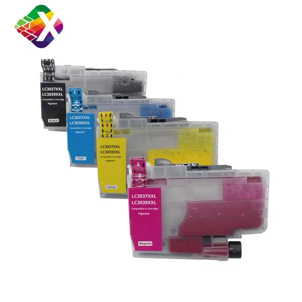 Kit Cartuchos Compatíveis Brother C/04 cores Lc3039 3039 J5845dw J5945dw J6545 bk/c/y/m - New printer Imagem de Kit Cartuchos Compatíveis Brother C/04 cores Lc3039 3039 J5845dw J5945dw J6545 bk/c/y/m