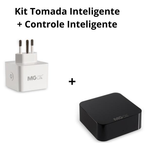 Imagem de Kit Casa Inteligente 1 Tomada Smart + 1 Controle Smart Margirius