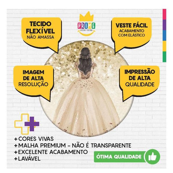 Kit Casado 15 Anos Painel Redondo Trio Capas Cilindro Romano - Prime Decor Festas Imagem de Kit Casado 15 Anos Painel Redondo Trio Capas Cilindro Romano