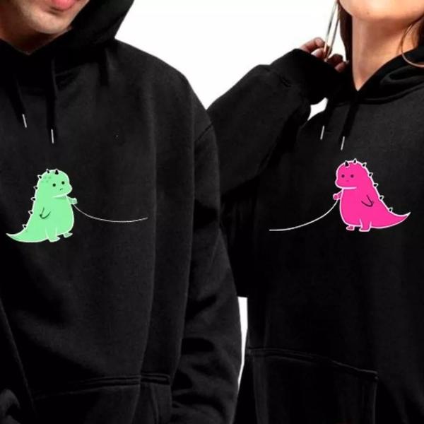 Dos Namorados Customizar Casaco De Moletom Kit Casal Conjunto De