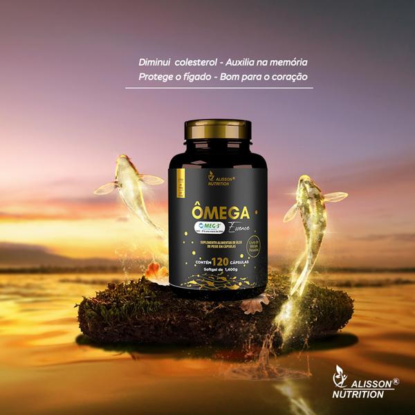 Imagem de Kit Casal Omega-3 Essence Omega 3 6 9 Femme 120+120 Cápsulas softgels Alisson Nutrition Selo Meg-3