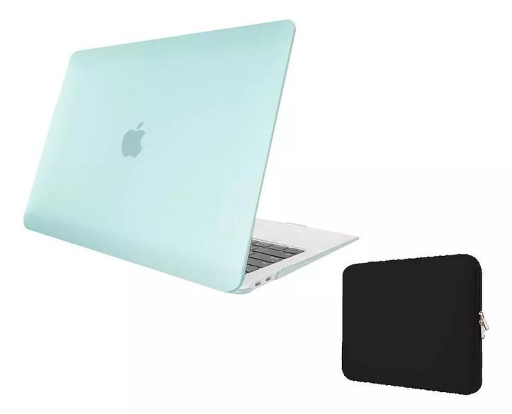 Imagem de Kit Case Compatível Com Macbook New Air 15.3 A2941 M2 A3114 M3 + Capa Neoprene