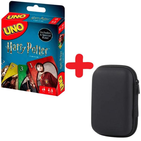 Imagem de Kit Case + Jogo de Cartas UNO - Harry Potter