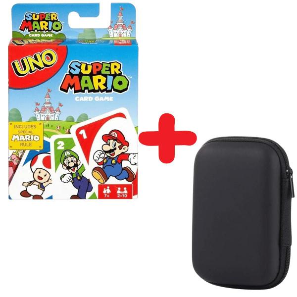 Kit Case + Jogo de Cartas UNO - Super Mario Imagem de Kit Case + Jogo de Cartas UNO - Super Mario