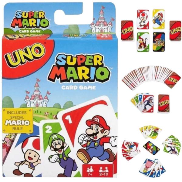 Kit Case + Jogo de Cartas UNO - Super Mario Imagem de Kit Case + Jogo de Cartas UNO - Super Mario