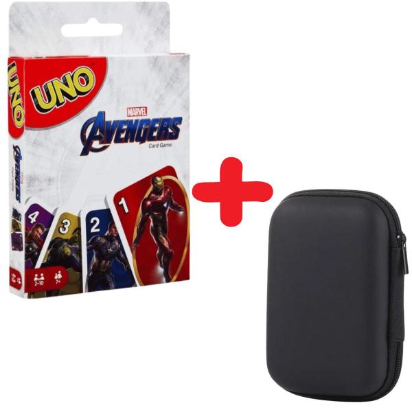 Imagem de Kit Case + Jogo de Cartas UNO - Vingadores Avenrgers