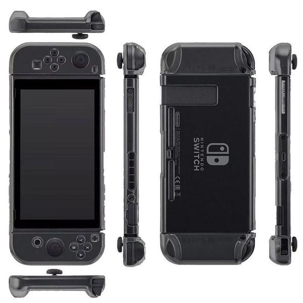 すいっち　754545サイドアクリル Kit Case Nintendo Switch de Acrílico Vermelho compatível com Dock