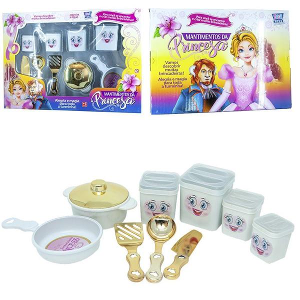 Imagem de Kit Casinha Princesa Menina Branco Air Fryer Cafeteira 13pç