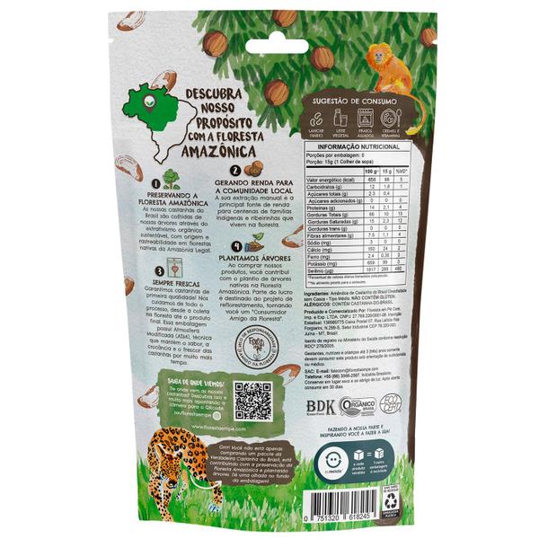 Kit Castanha do Pará Orgânica Inteira 125gr - Premium 9 Unidades - Floresta em Pé Imagem de Kit Castanha do Pará Orgânica Inteira 125gr - Premium 9 Unidades