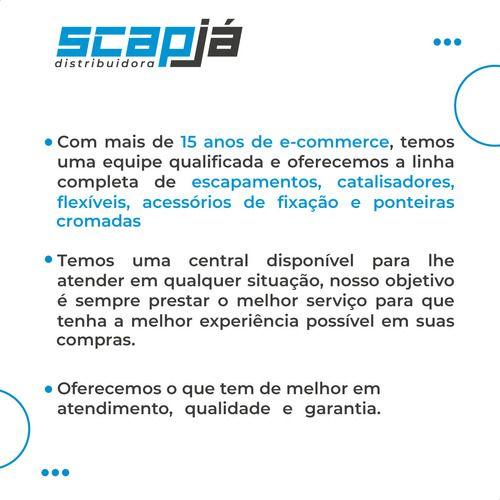 Imagem de Kit Catalisador+abafador+ Traseiro Saveiro 1.6 1.8 2.0 97 03