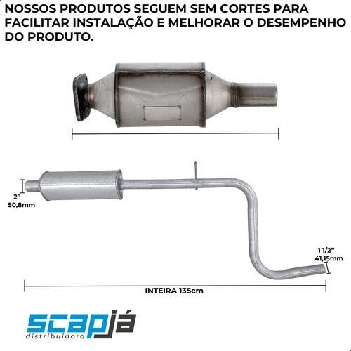 Imagem de Kit Catalisador + Abafador + Traseiro Siena 1.0 16v 00 A 02