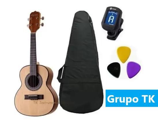 Kit Cavaco / Cavaquinho Rozini RC10 Fosco Acústico + Capa Simples + Afinador + 3 Palhetas -- Natural-Linha Estudante / Iniciante Imagem de Kit Cavaco / Cavaquinho Rozini RC10 Fosco Acústico + Capa Simples + Afinador + 3 Palhetas -- Natural-Linha Estudante / Iniciante