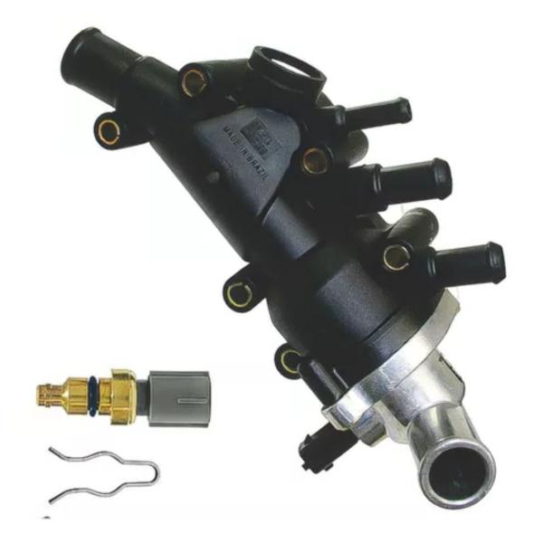 Imagem de Kit Cavalete De Distribuiçao De Agua - Carcaça / Sensor / Valvula - Ecosport 2004 A 2008 / Fiesta 2005 A 2008 / Ka 2005 A 2008 - 087246