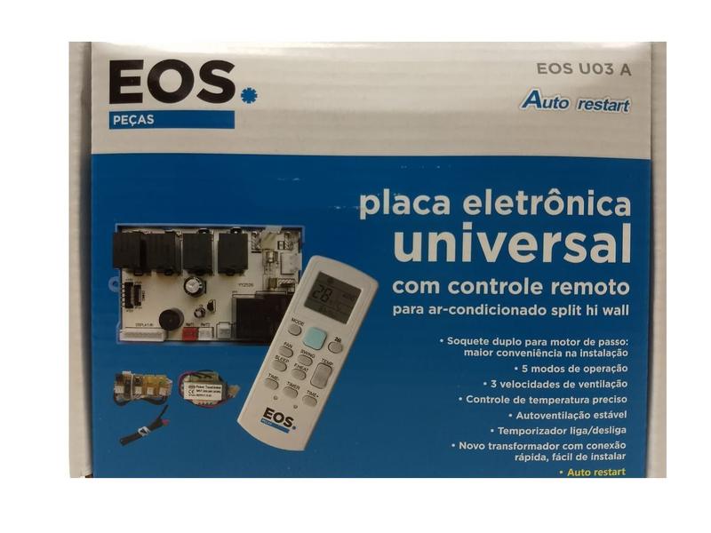 Imagem de Kit Central Eletrica Placa Universal Hi Wall Controle + Sensores