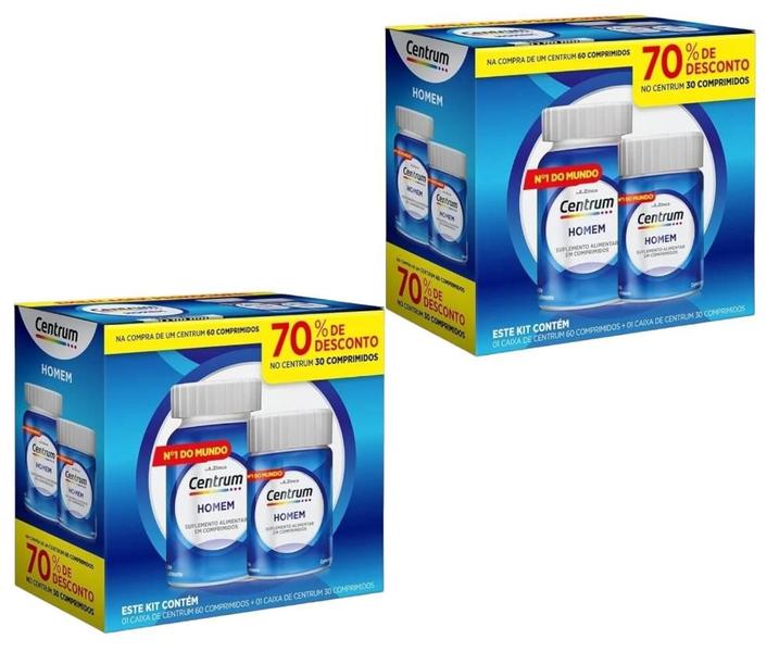 Imagem de Kit Centrum Homem Com 2 Promo Pack De 90 Comprimidos Cada