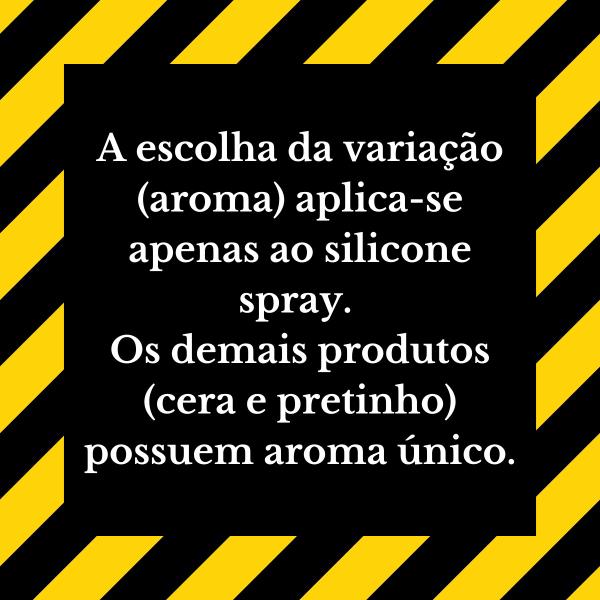 Imagem de Kit Cera E Silicone Spray + Pretinho Carro Moto Bicicleta MP10 Pneu Volante Painel PlásticoBorracha