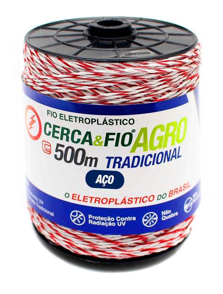 Imagem de Kit Cerca Elétrica 30km + Fio 500m + 50 Isolador Roldana 30