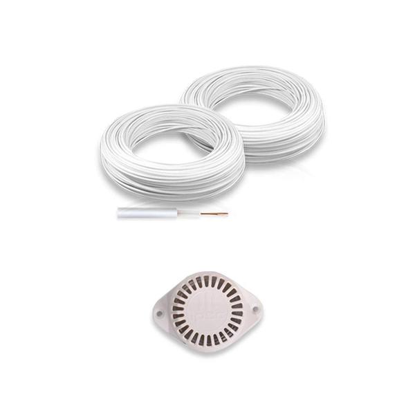 Kit Cerca Elétrica Intelbras Haste M 70 Metros de Muro Imagem de Kit Cerca Elétrica Intelbras Haste M 70 Metros de Muro