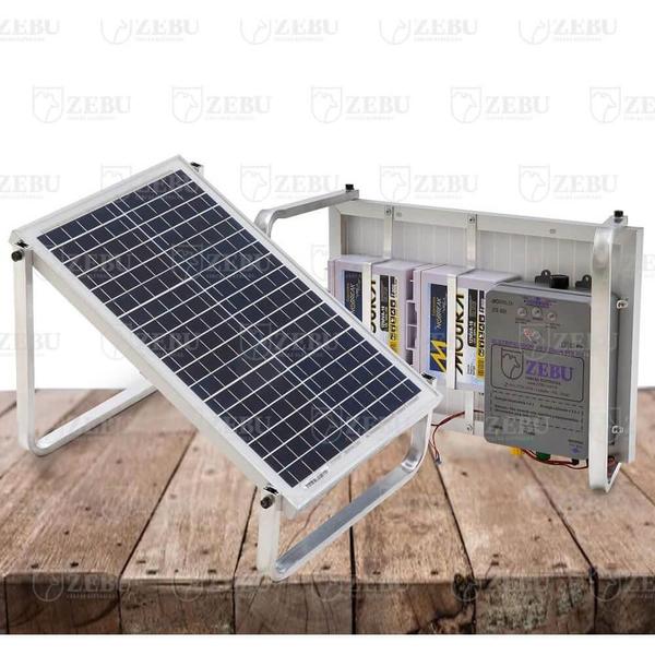 Imagem de Kit Cerca Elétrica Solar Zebu ZS80I BI Bateria Integrada 40622