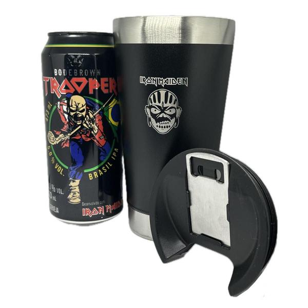 Imagem de Kit Cerveja 473Ml + Copo Térmico 500Ml Iron Maiden Trooper