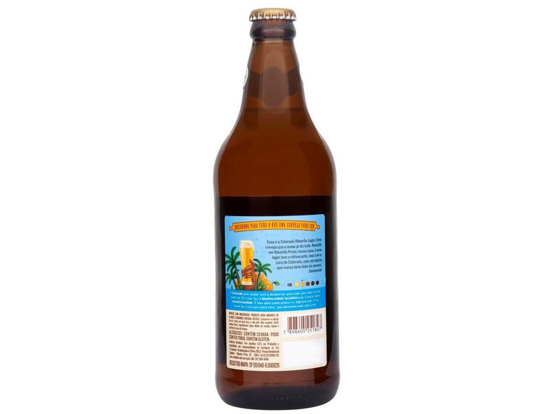 Imagem de Kit Cerveja Colorado Ribeirão Lager Garrafa 600ml