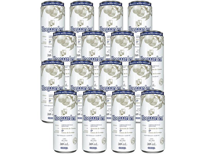 Imagem de Kit Cerveja Hoegaarden Belga Witbier 16 Unidades