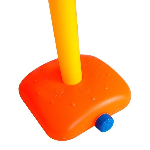 Imagem de Kit Cesta de Basquete com Tabela Bola e Bomba Divertido para crianças infantil