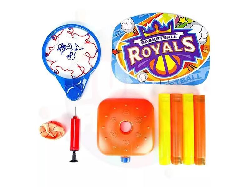 Imagem de Kit Cesta De Basquete Infantil Tabela Bola E Bico Inflador