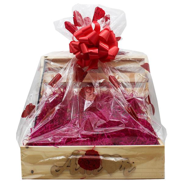 Kit Cesta De Presentes - Baú Palha Laço E Cartão De Brinde - Stop Flores Imagem de Kit Cesta De Presentes - Baú Palha Laço E Cartão De Brinde
