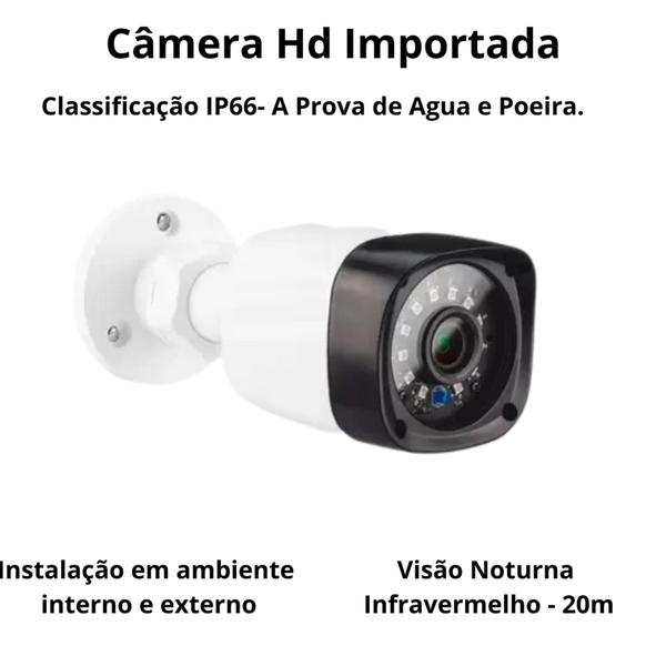 Imagem de Kit Cftv 16 Câmeras Segurança Infravermelho 20 Metros Dvr Multi Hd 16ch Acesso Remoto C/hd 3tb