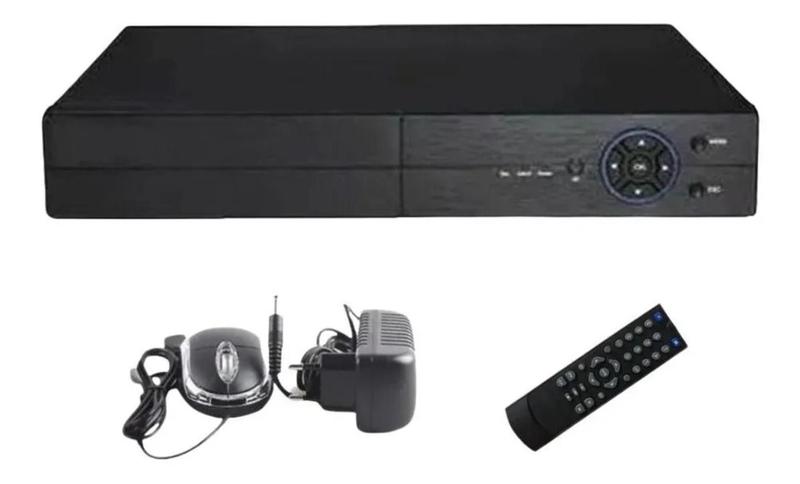 Imagem de Kit Cftv 4 Câmeras Infravermelho Segurança e Vigilancia Ahd 20m Dvr Full Hd 4 Ch c/ Hd