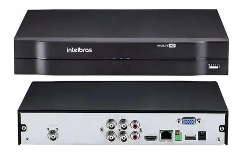 Imagem de Kit Cftv 4 Câmeras Segurança Hd 1 Megapixel e Dvr Mhdx 1104 Intelbras