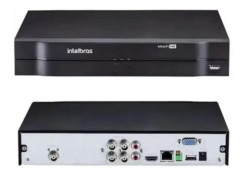 Imagem de Kit Cftv 4 Câmeras Segurança Hd 720p Dvr Mhdx Intelbras