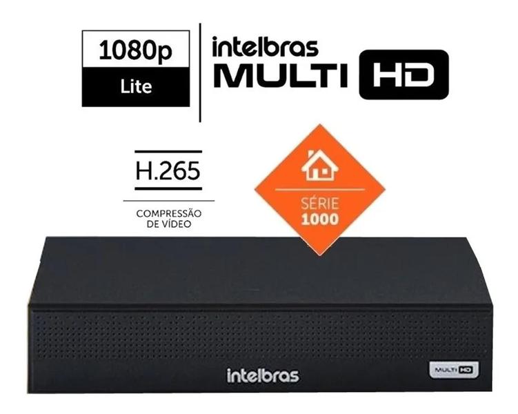 Imagem de Kit Cftv 6 Cameras Full Hd 1080p 2mp Dvr Intelbras Mhdx