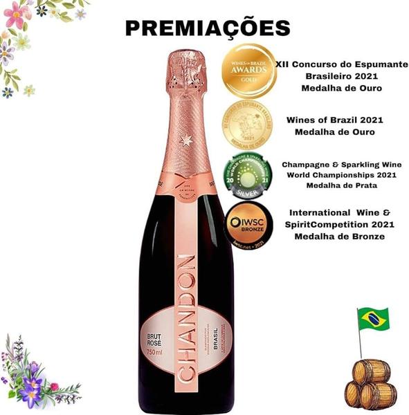 Imagem de Kit Chandon Brut Rosé 750ml 2 unidades