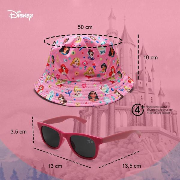 Imagem de Kit Chapéu E Óculos De Sol Princesas Disney Toyng