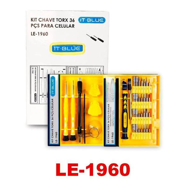 Kit Chave Torx 36 Peças IT-Blue LE-1960 - Chave Manual - Magazine