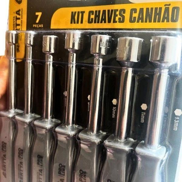 Imagem de Kit Chaves de Canhão - 7 peças - ERTTA pro line